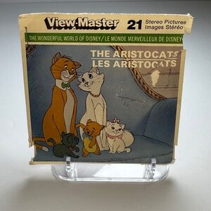 Vintage View-Master Disney The Aristocats • 3 Reels • 1970